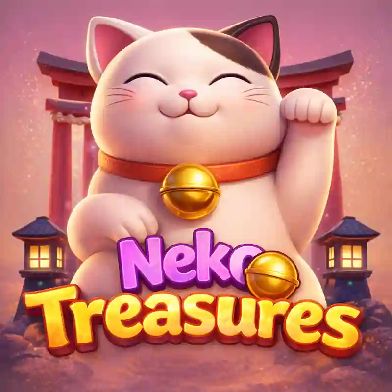 Neko Treasures slot game lucky cat interface